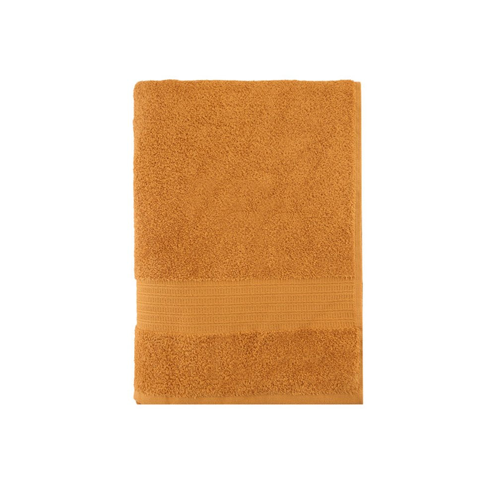 Karaca Home Back To Basic 100% Cotton Bath Towels 85x150cm Mustard, 200.18.01.0217
