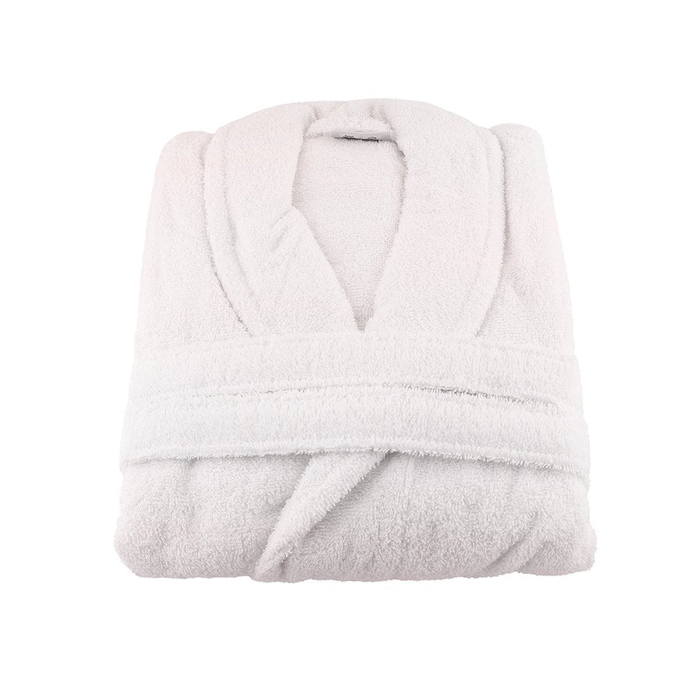 Karaca Home Back To Basic White 100% Cotton Bathrobe S/M - 56x106x51cm, 200.18.01.0230