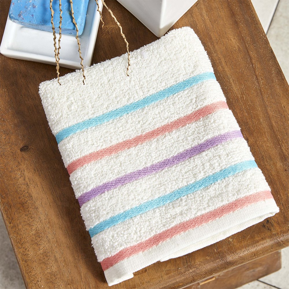 Karaca Home Follow Your Dreams Bordered Face Towel 50 x 90 cm, 200.19.01.0320
