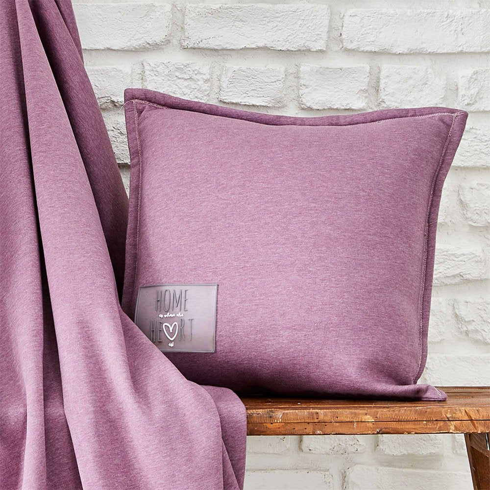 Karaca Home Softy Lilac Filled Plain Cushion 45 x 45 cm, 200.19.01.0387