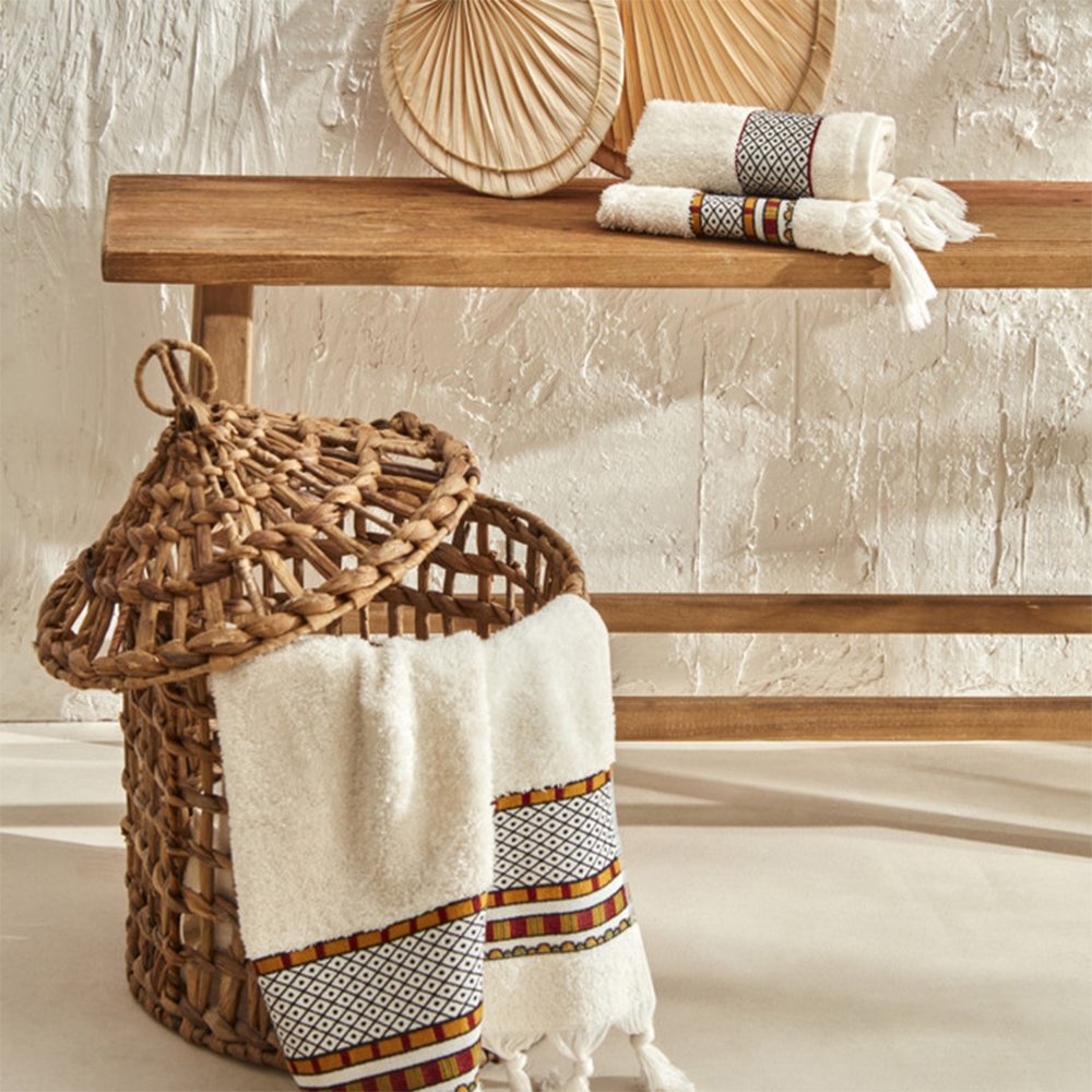 Karaca Home Arslantepe Jacquard 3Pcs Towels Set, 200.20.01.0019