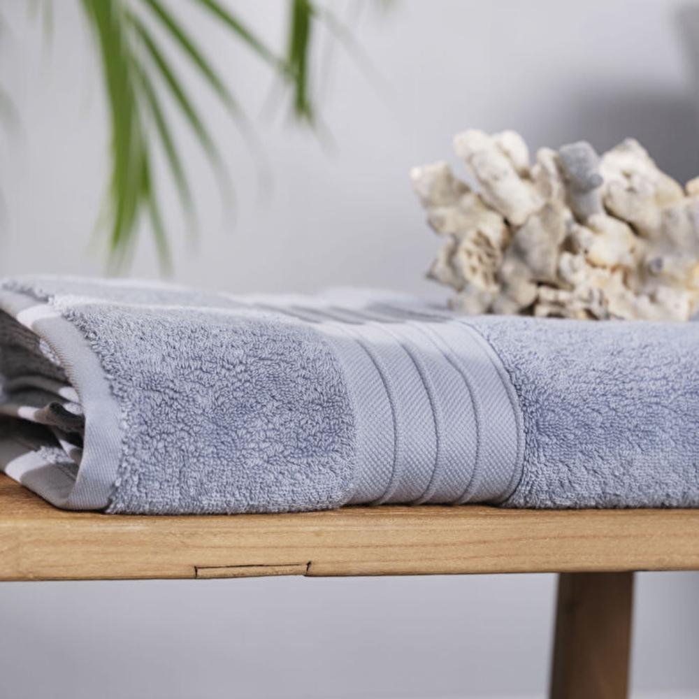 Karaca Home Aquasoft 100% Cotton Bath Towel 85x150 cm - Blue , 200.20.01.0657