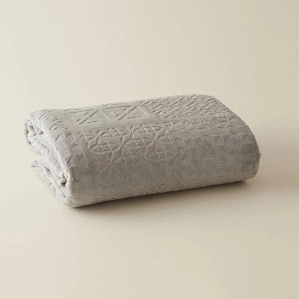 Karaca Home Blair Double Embossed Blanket 200x200 cm
