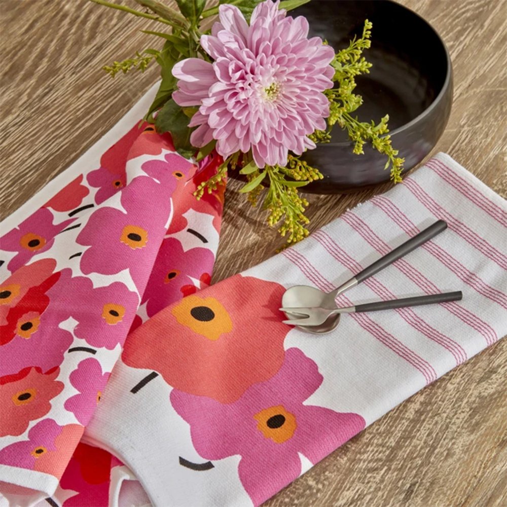Karaca Home Roxie 100% Cotton 2Pcs Kitchen Towels