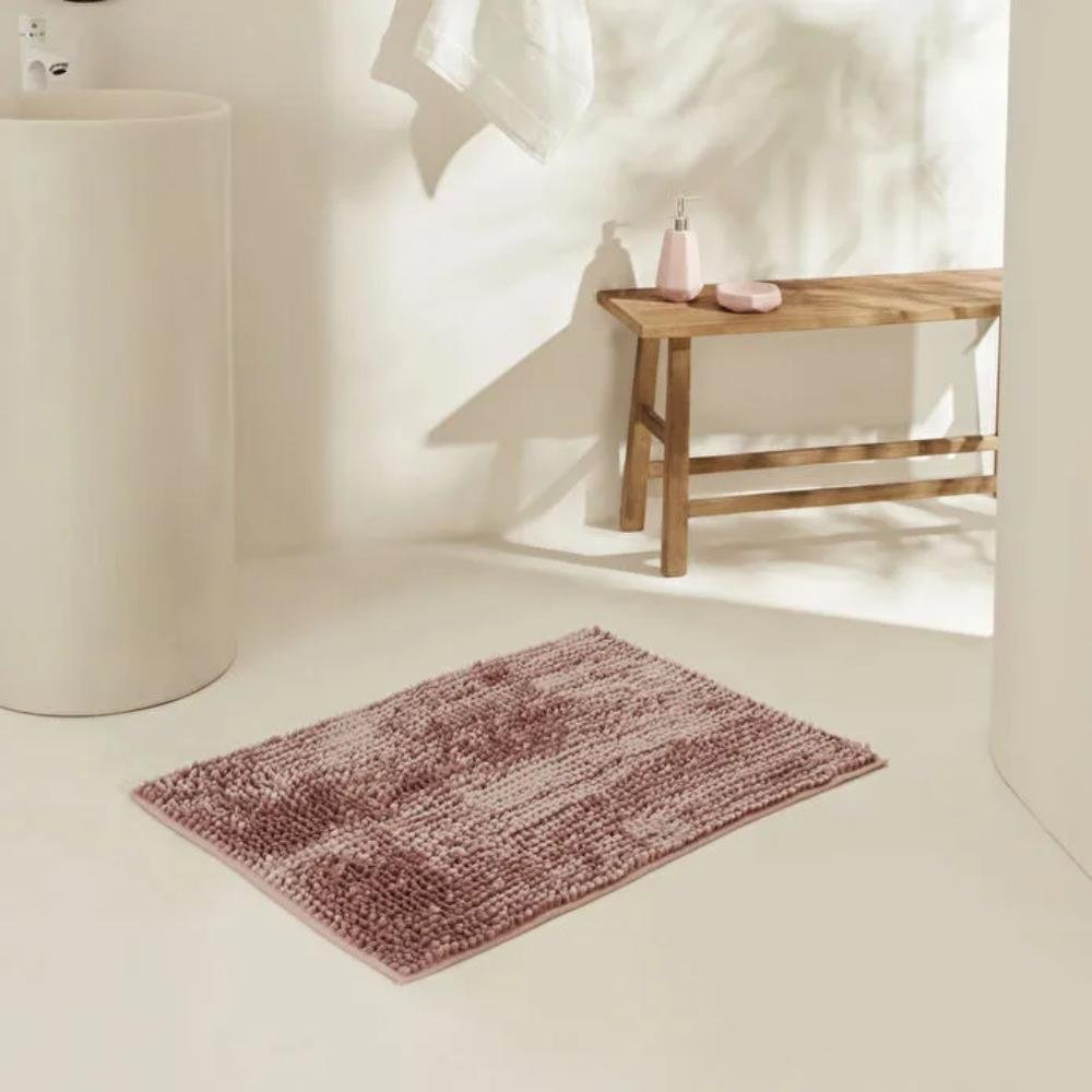 Karaca Home Jules Pasta Bathroom Mat 60x90 cm - Pink, 200.22.11.0495