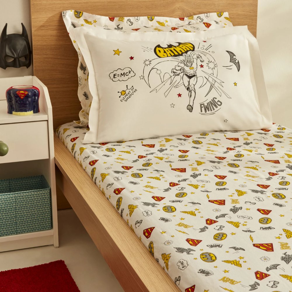 Karaca Home Batman Heroes Single Sheet Set, 203.06.01.0016