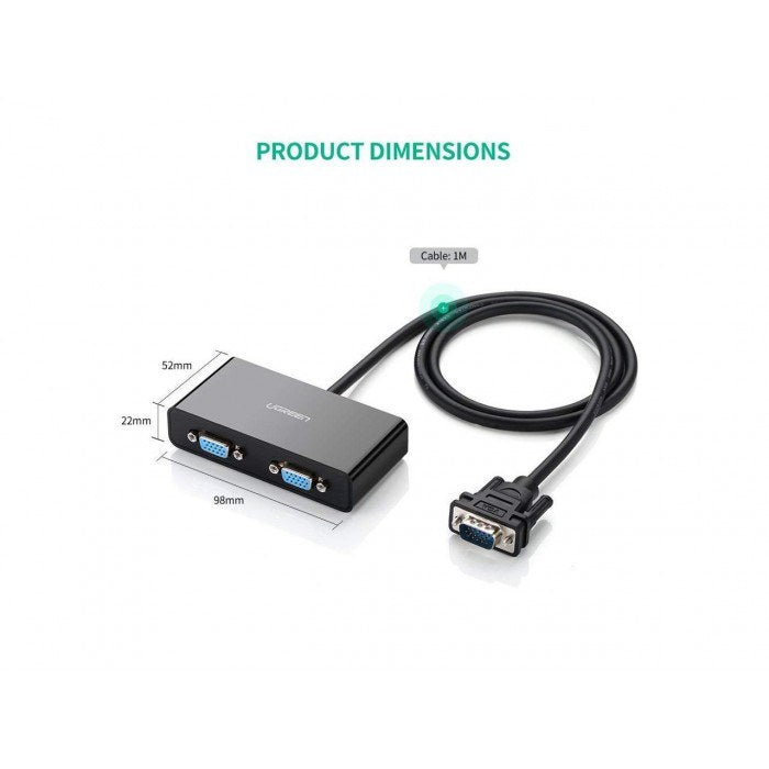 Ugreen, Vga Splitter 1 In 2 Out Monitor Ugreen 40254- 20918