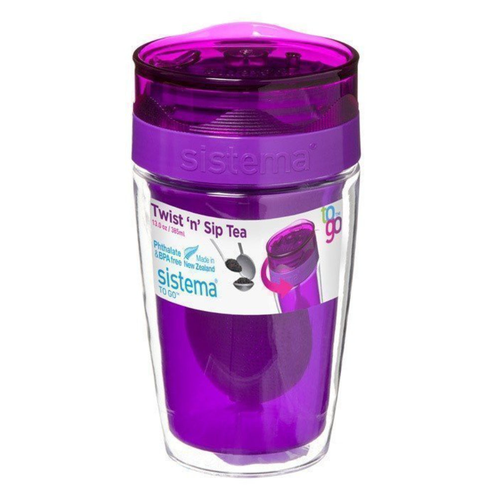 Sistema, To Ge Tea Tumbler Assroted 370ML, Availabe in Different Colors