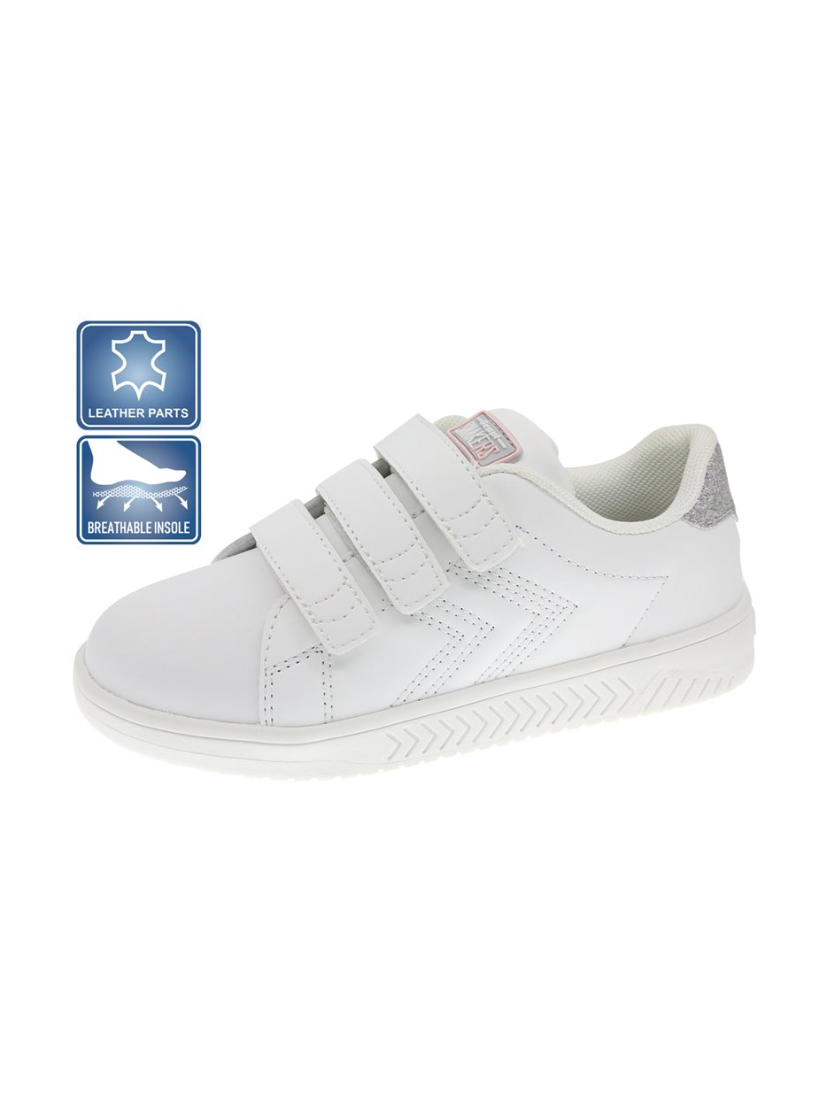BEPPI CASUAL SHOE (WHITE / SILVER)