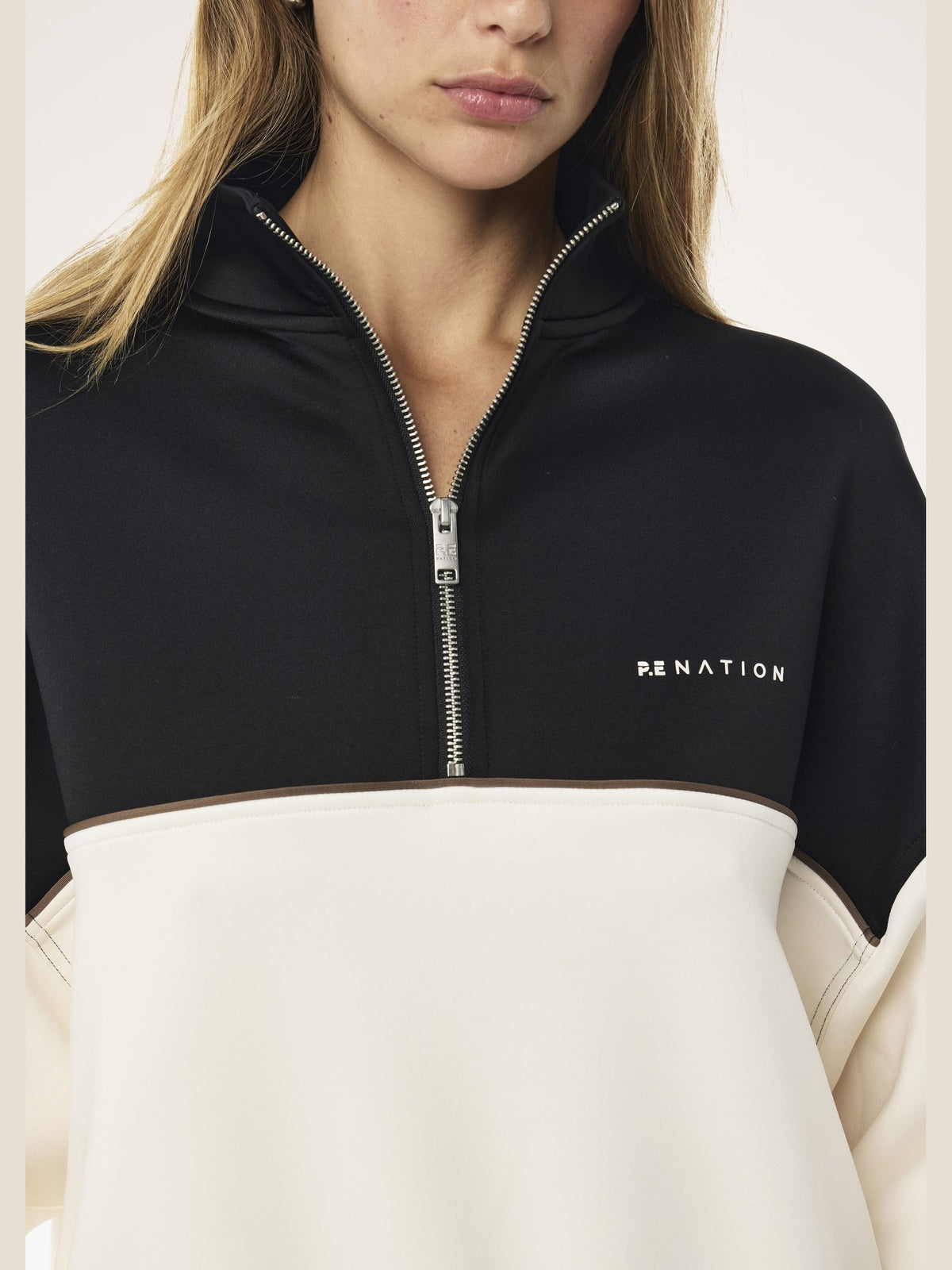 P.E NATION BOUNDLESS ZIP NECK