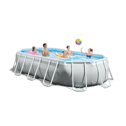 Intex, Prism Oval Frame Pool Oval With Filter Pump + Accessories 5.03 m x 2.74 m x 1.22 m