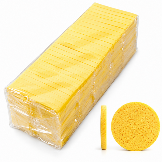 La Perla Tech, Facial Cleansing Sponge For Cleaning, 24 Pcs