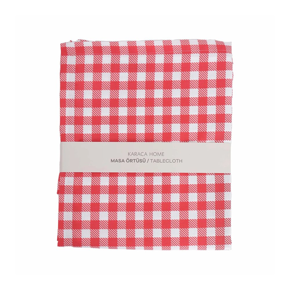 Karaca Home Short Preparation Plaid Table Cloth 160x220cm