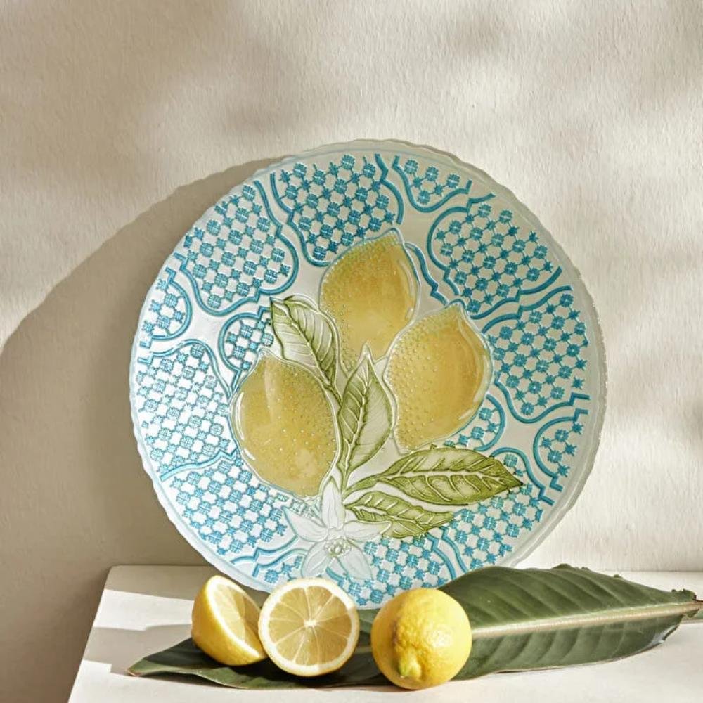 Karaca Home Lemon Decorative Plate 32 cm, 300.22.02.0435