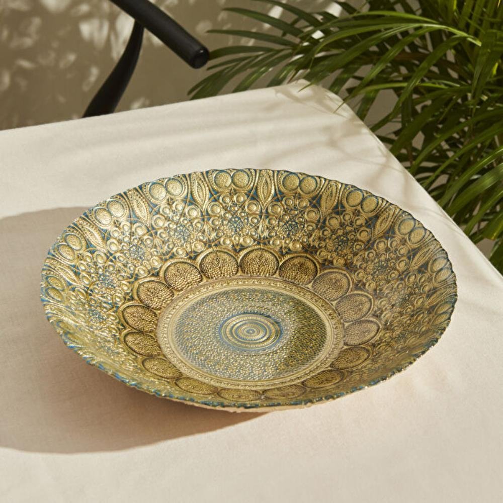 Karaca Home Jamil Decorative Plate 33 cm, 300.22.02.0442