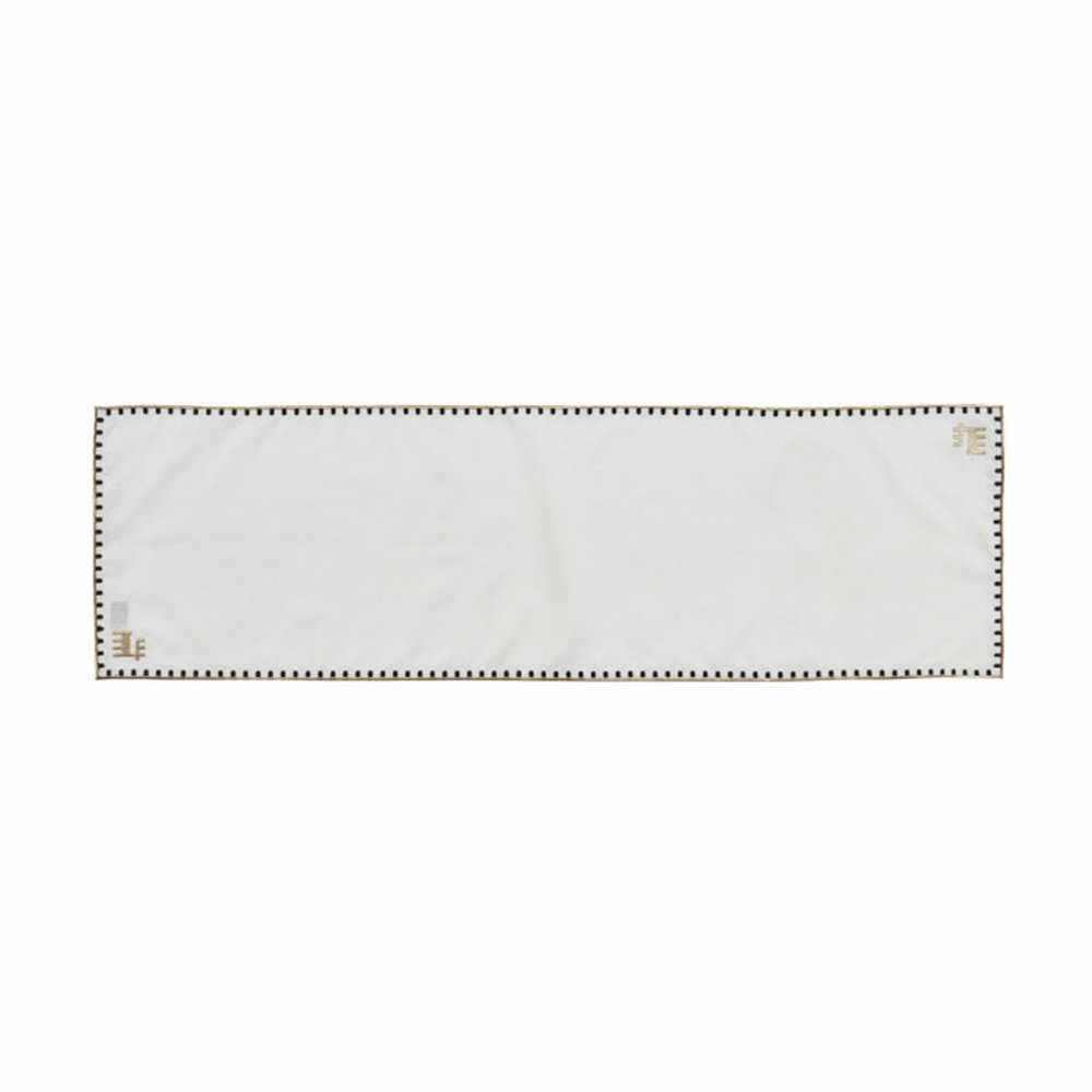 Karaca Home Core 50th Year Runner White-Gold 35x115cm, 300.22.02.0986