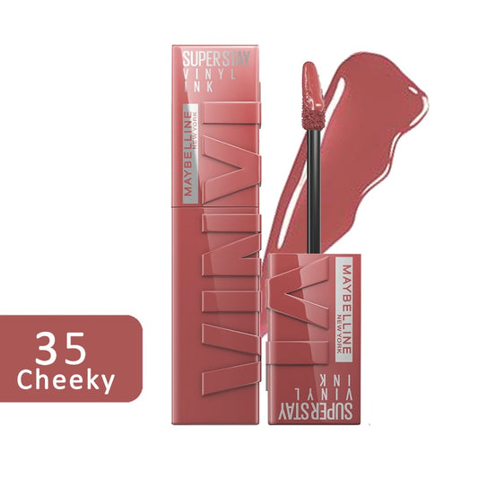 Maybelline, New York Superstay Vinyl Ink Liquid Lipstick 35 Cheeky