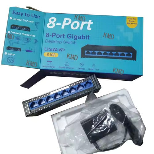 8-Port Gigabit Desktop Switch S108