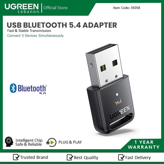 Ugreen, Usb Bluetooth 5.4 Adapter Ugreen Cm748 - 35058