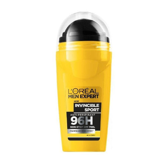 L'Oreal Paris, Men Expert Invincible Sport 96Hr Xxl Roll On Deodorant 50 Ml