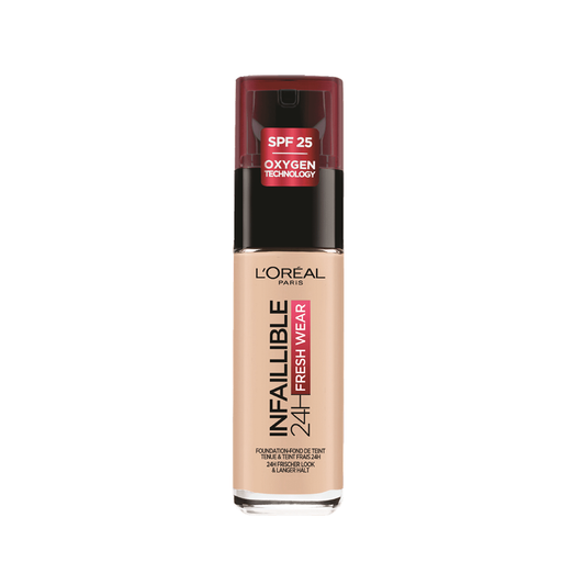 L'Oreal, Infaillible 24Hr Fresh Wear, Foundation 015 Porcelain 30Ml