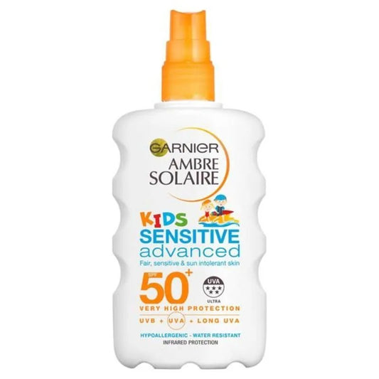 Garnier, Ambre Solaire Kids Sensitive Sun Cream Spray Spf50 200Ml