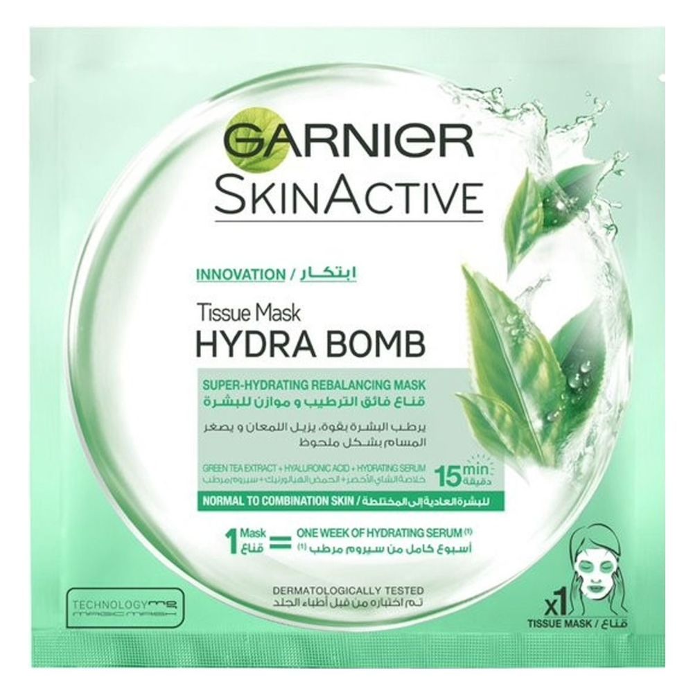 Garnier, Tissue Mask Hydra Bomb Superhydrating Rebalancing Mask