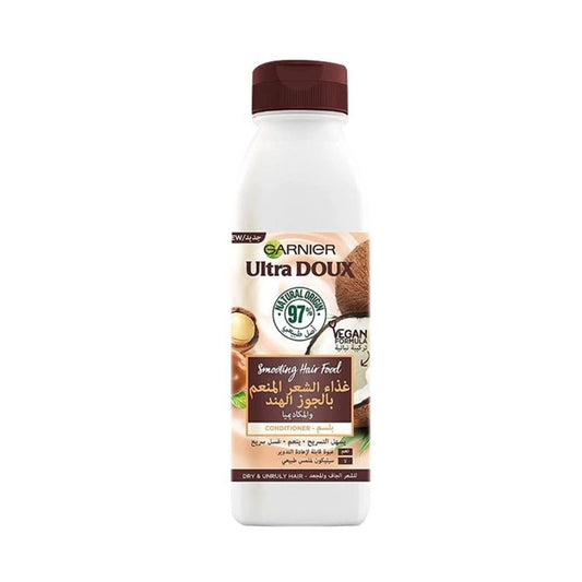 Garnier, Ultra Doux Hair Food Coonut & Maccadamia Conditioner Frizzy/Unruly Hair 350Ml