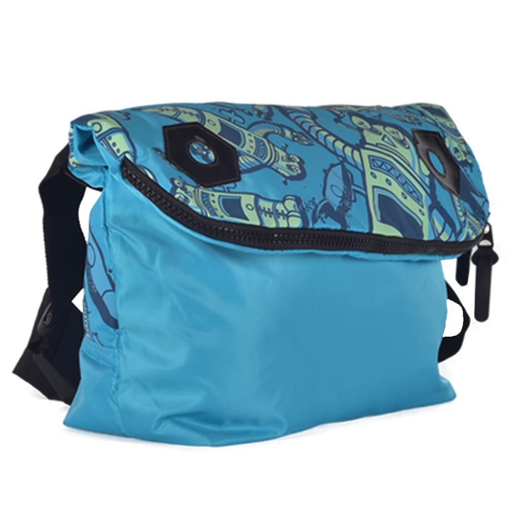 Smile Yalla, Unisex Cross Bag, Blue
