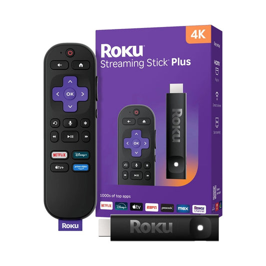 Roku, Streaming Stick Plus 2025 - 4K & Hdr Roku, Streaming Device For Tv With Voice Remote