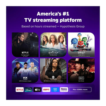 Roku, Streaming Stick Plus 2025 - 4K & Hdr Roku, Streaming Device For Tv With Voice Remote