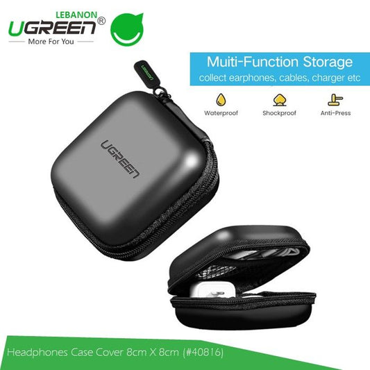 Ugreen, Waterproof Small Size Case For Earphone, Cable, Charger, Earbuds & Memory Card