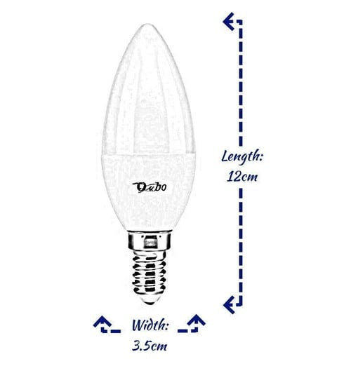 Qubo, 5Watts, Led Lamp,E14,White /Warm, Energy Saving,30000 Hours Life Span