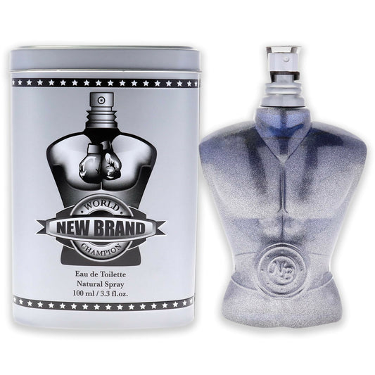 New Brand World Champion Grey for Men Eau de Toilette 100ml