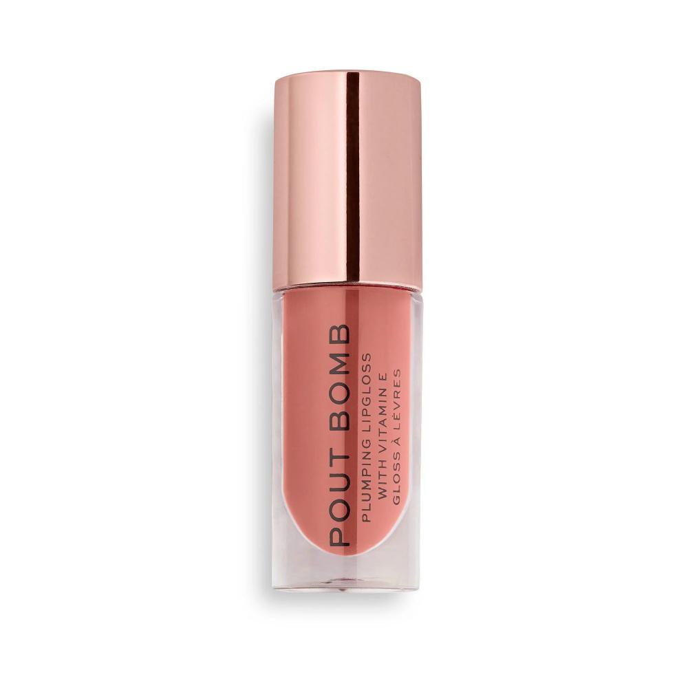 Makeup By Revolution, Pout Bomb Plumping Gloss Kiss Nude