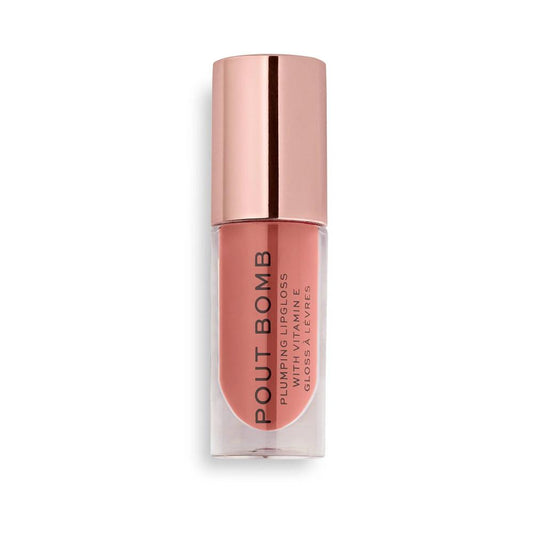 Makeup By Revolution, Pout Bomb Plumping Gloss Kiss Nude