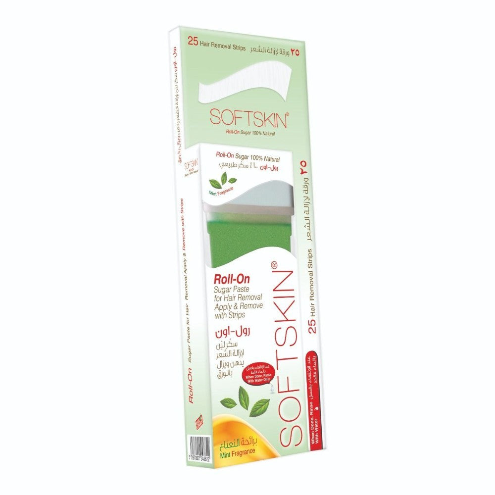 Soft Skin, Sugar Paste Roll With Paper Strips Mint