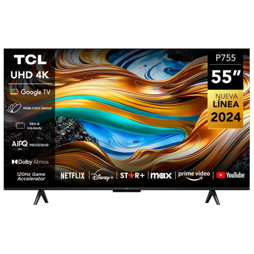 TCL, LED 55' 4K SMART GOOGLE TV