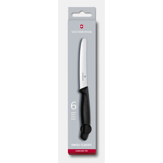 Victorinox Swiss Classic Tomato and Table Knife Set, 6 pieces, 6.7833.6
