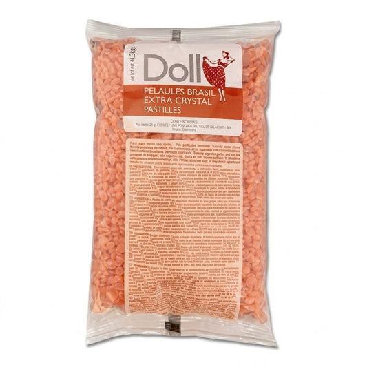 Doll Hard Wax Beans Flexible Hair Removal Wax Waxing Without Liner For, 800 G Pink
