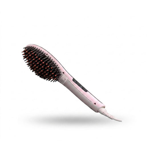 La Perla Tech, Professional Fast Hair Straightener Lcd Iron Comb Brush With Temperature Control