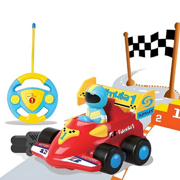 Remote Control Two Pass Cartoon F1 Car, Available in Different Colors