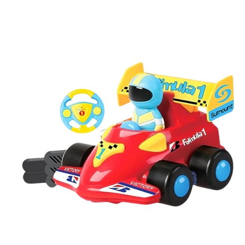 Remote Control Two Pass Cartoon F1 Car, Available in Different Colors