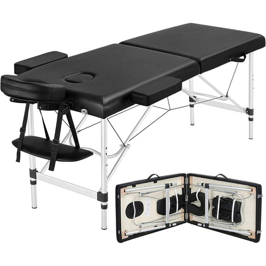 La Perla Tech, Portable Spa Bed Folding Facial Adjustable Lash stainless Base, 6414205114091