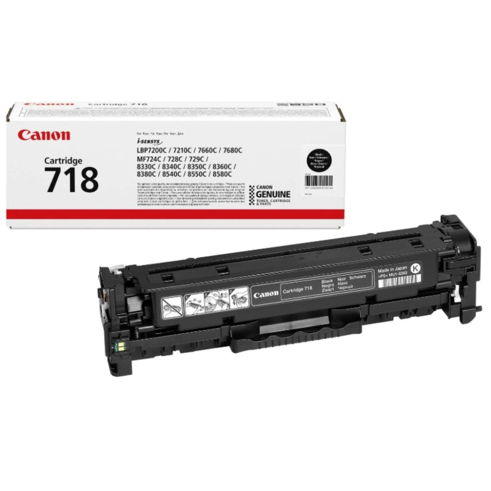 Canon, Laser Cartridge Black, 718B