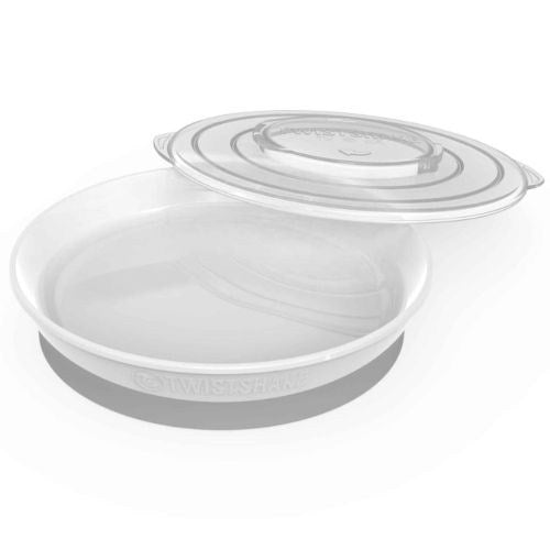 Twistshake, Plate 6+M White, 78167