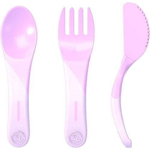 Twistshake, Learn Cutlery 6+M Pastel Purple, 78202