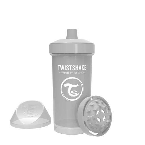 Twistshake, Kid Cup 360Ml 12+M Pastel Grey, 78284