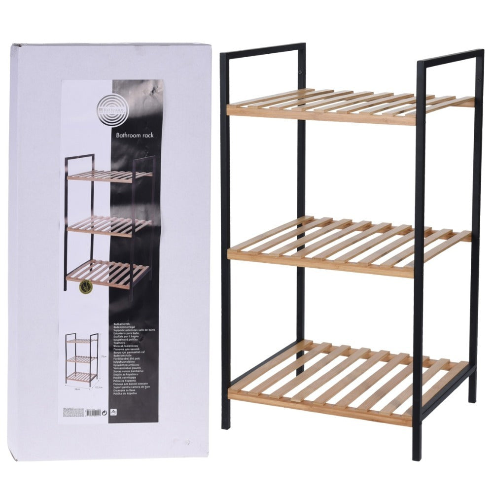 Wooden Stand 3 Shelves 70 Cm