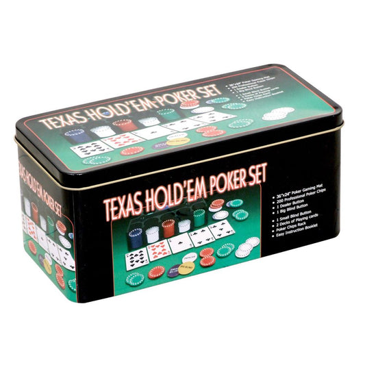Cool Gift, Texas Holdem 200Pcs Poker Set